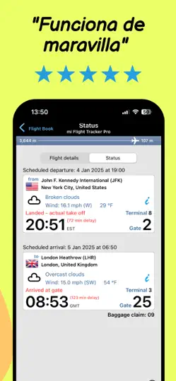 Captura de pantalla de Flight Tracker - Fly Radar 24 en iPhone 3