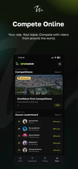 Onewave - Wakesurfing screenshot 1