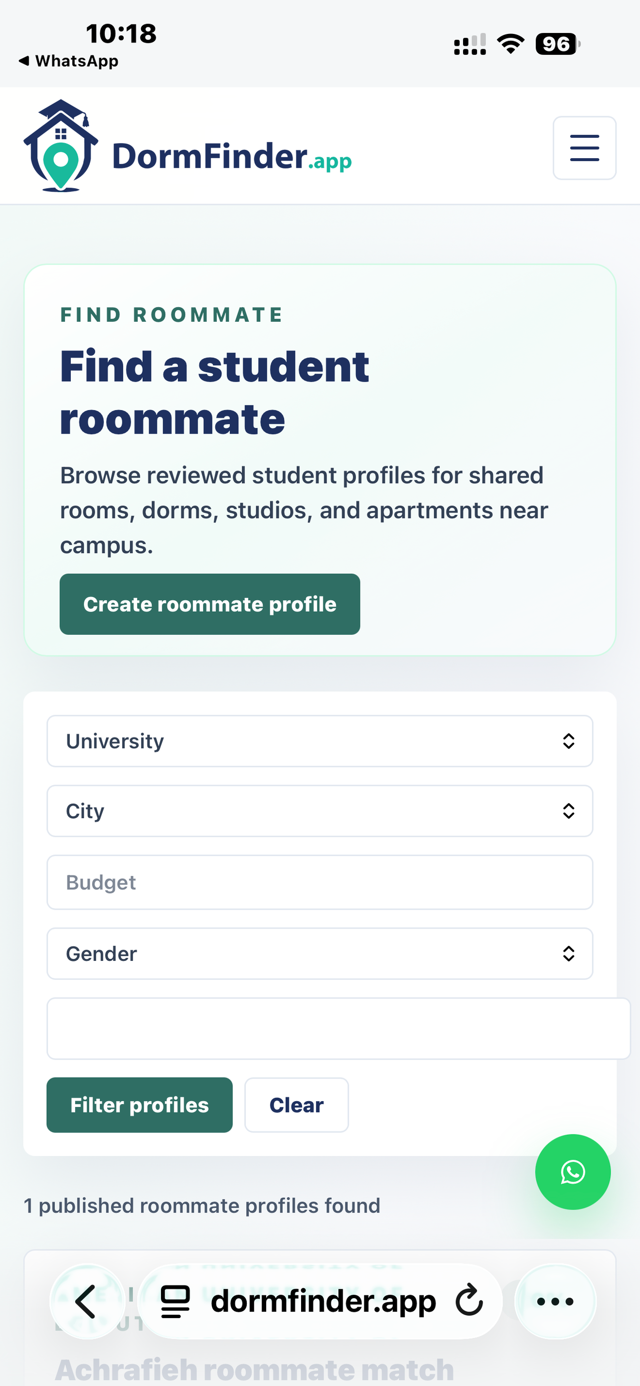 DormFinder screenshot 6