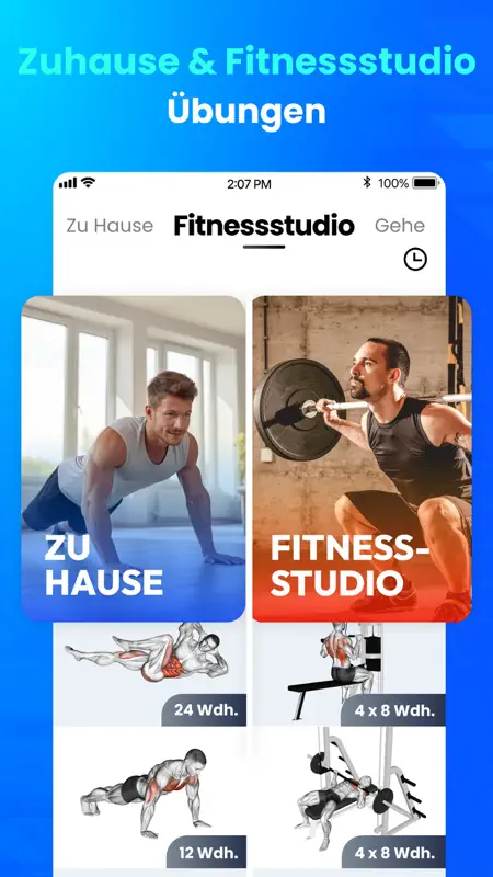 Workouts Zuhause - Fitness App screenshot 8 of 10