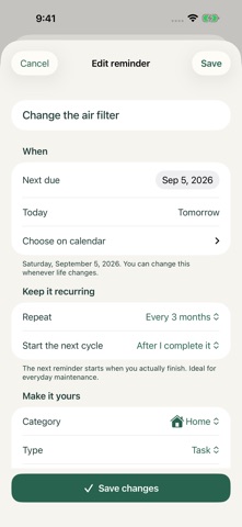 LifeCycle: Life Management Screenshot 3 of 4
