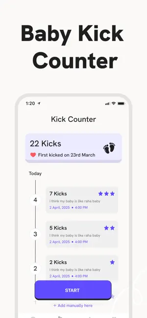 Contraction Timer · Tracker screenshot 3