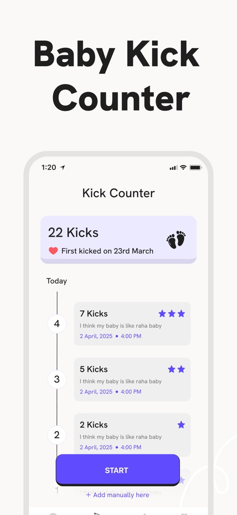 Contraction Timer · Tracker - Medical App | MWM