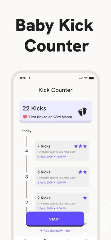 Contraction Tracker - Clyra screenshot 3 of 6