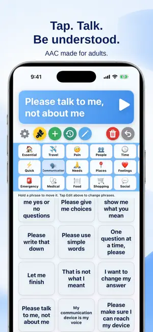 AAC Adult: Text to Speech screenshot 1