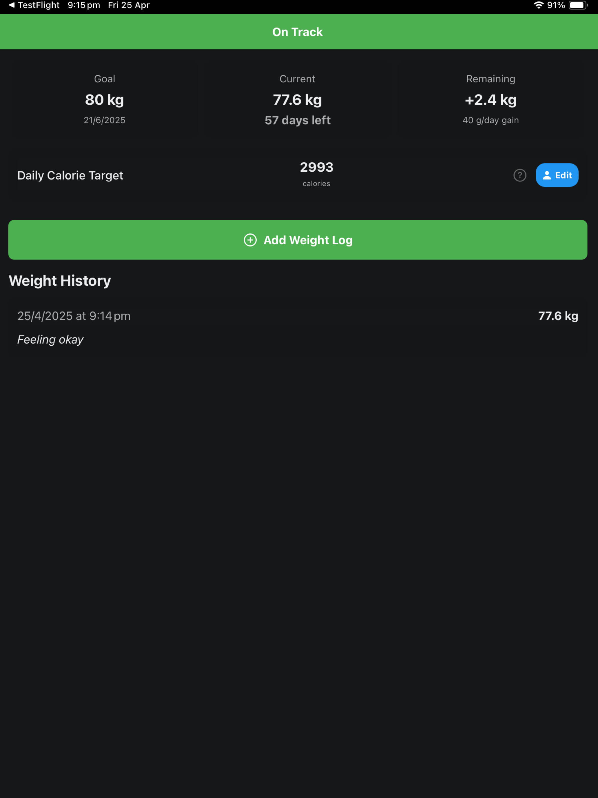 Scale Log