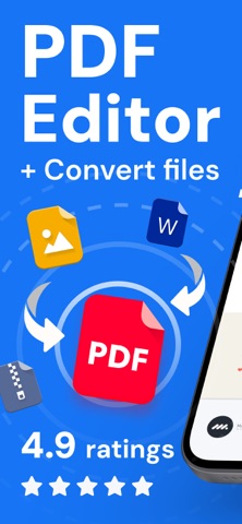 PDF Editor, Files Converter. iPhone screenshot