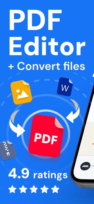 PDF Editor, Files Converter. Screenshot 1 of 4
