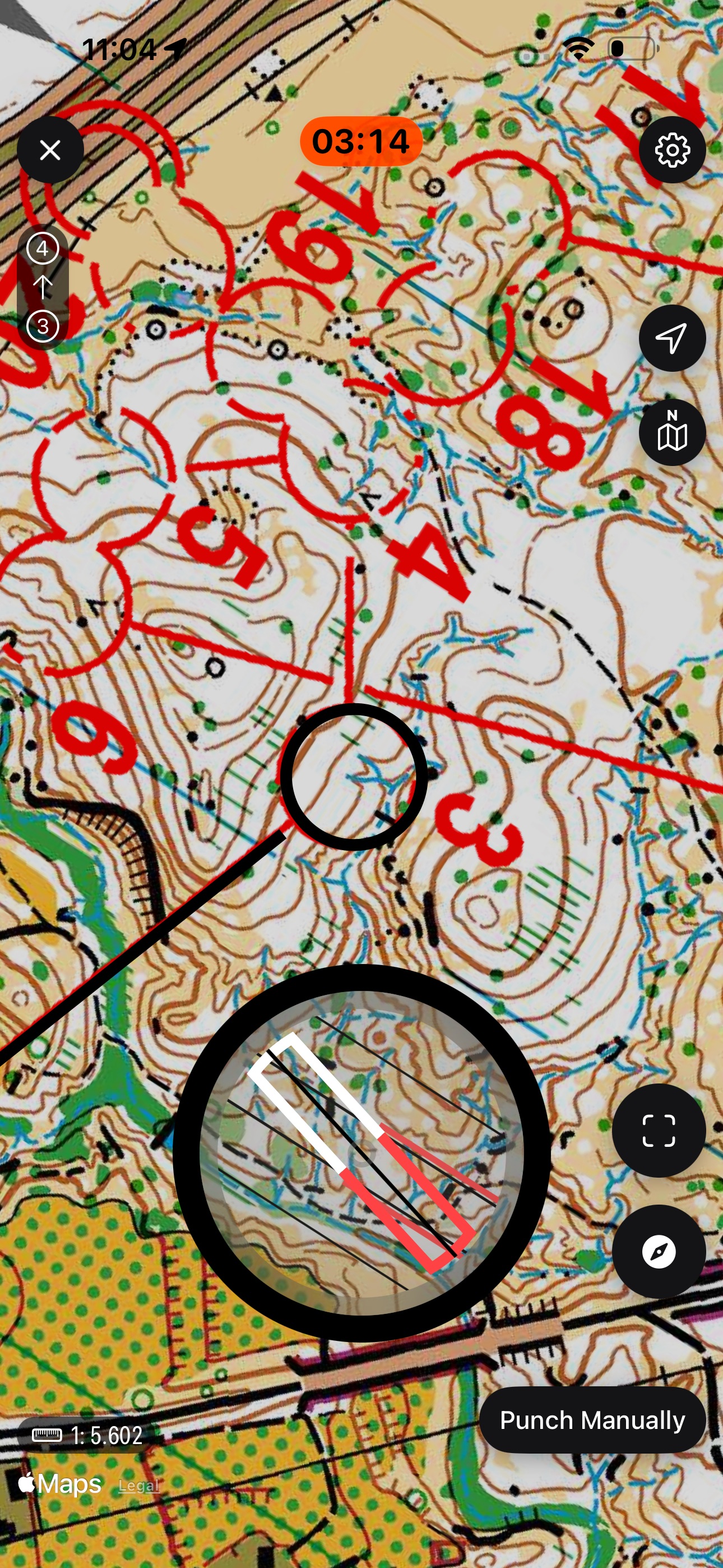 Screenshot 1 of O-App - Orienteering Tool