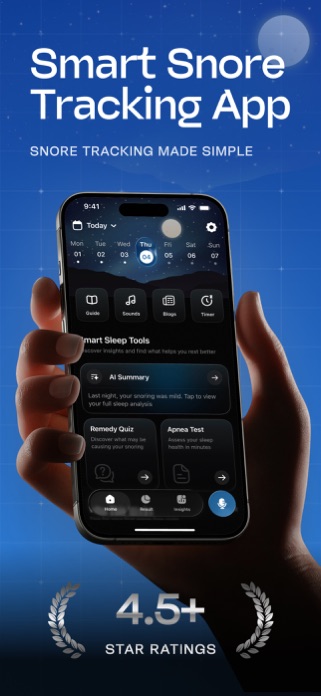 SnoreIQ - Snoring Tracker Screenshot 1 of 9