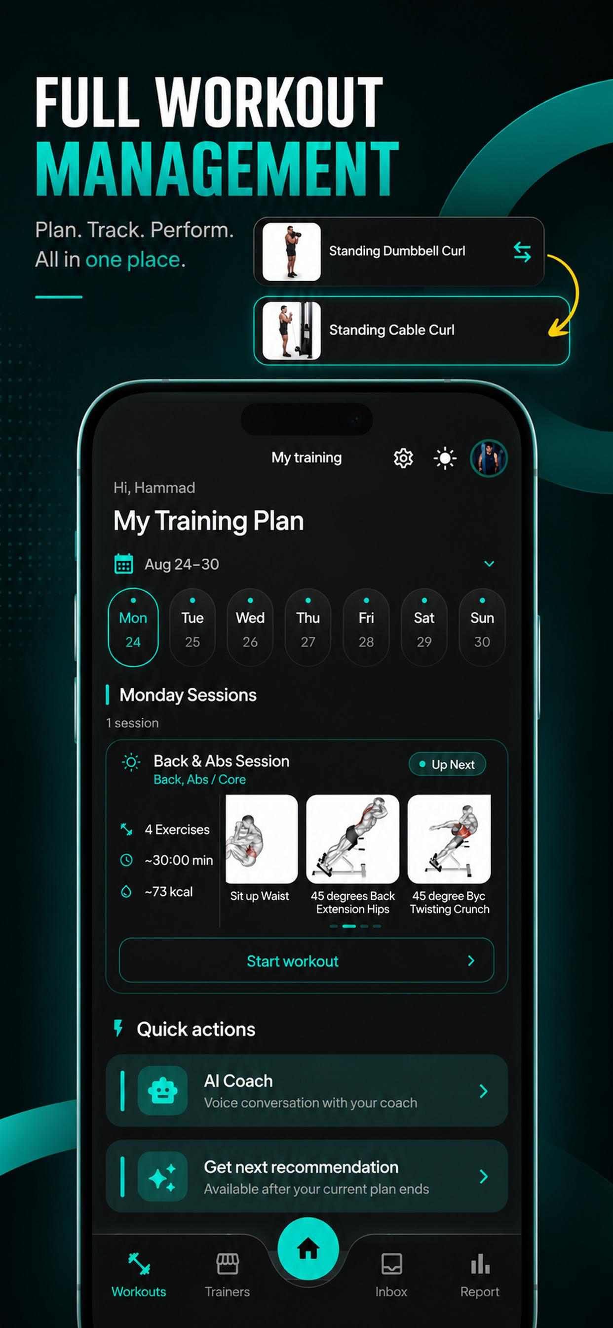 Motiv8 Athletics screenshot 2