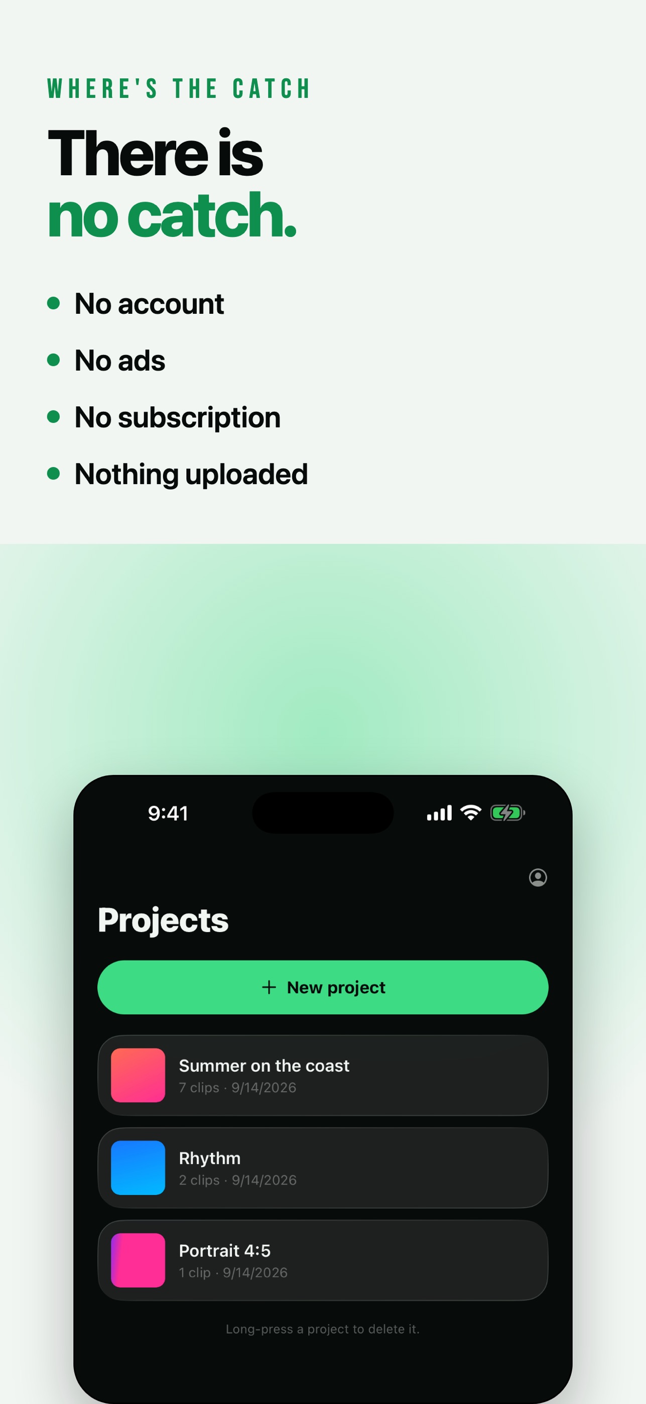 Screenshot 2 of Jala: Video Editor Offline