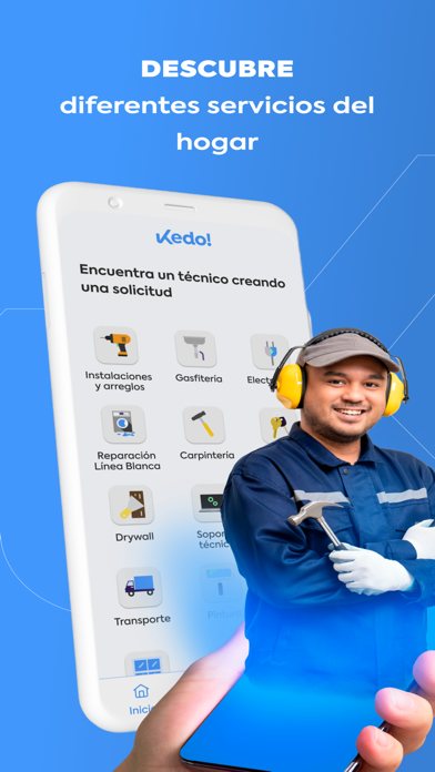 Kedo - Expertos a tu servicio Screenshot