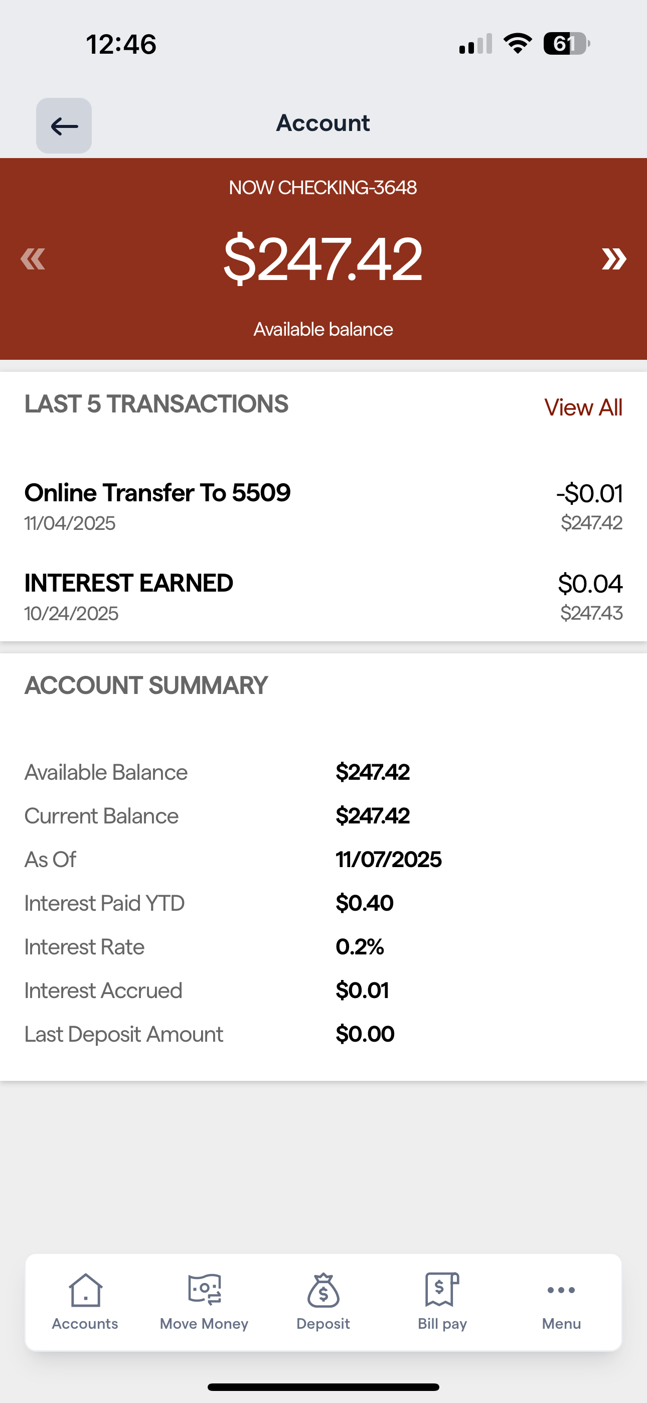 Homeland Bank Mobile screenshot 4