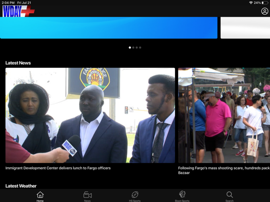 WDAY+ iPad screenshot