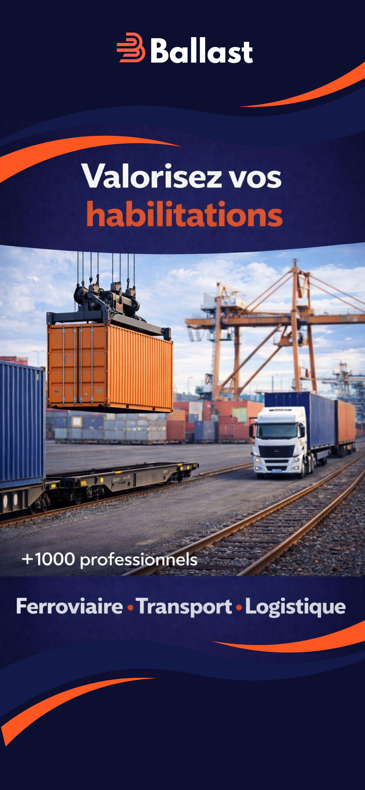 Ballast Ferroviaire Transport