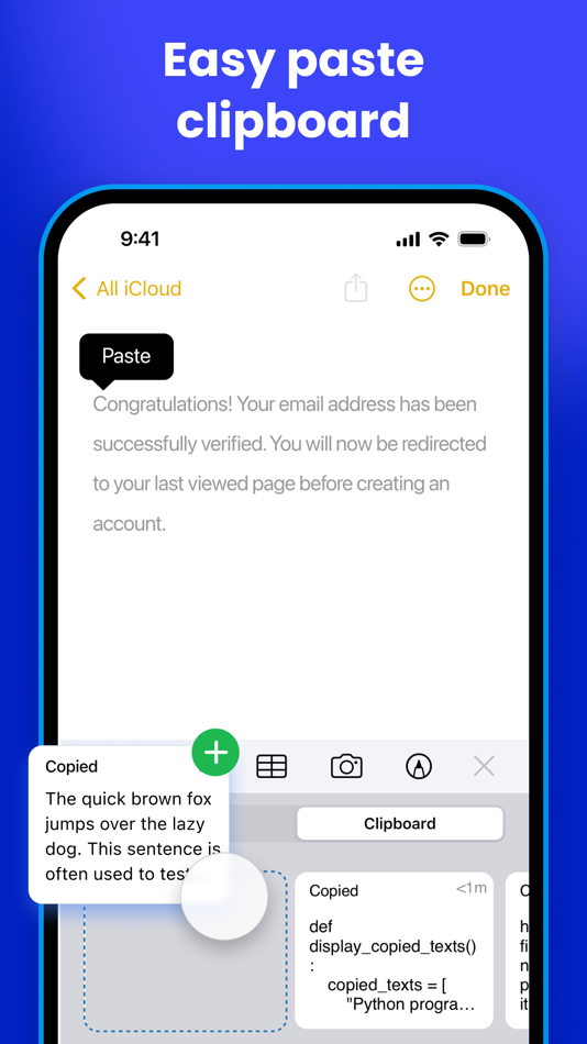 #3. Copied - Clipboard Keyboard (iOS) 由: Sharply Labs