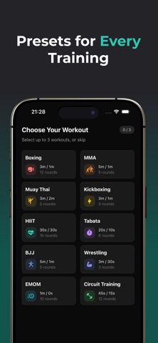 Boxing Timer - Round Trainer Screenshot 2 of 5