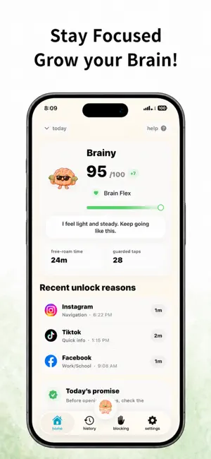 BrainPet - Screen Time Control screenshot 1