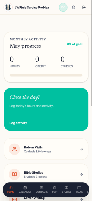 MinistryLog Pro Screenshot 2 of 3