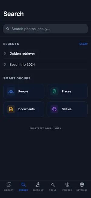 Organize - Backup & Edit screenshot 3