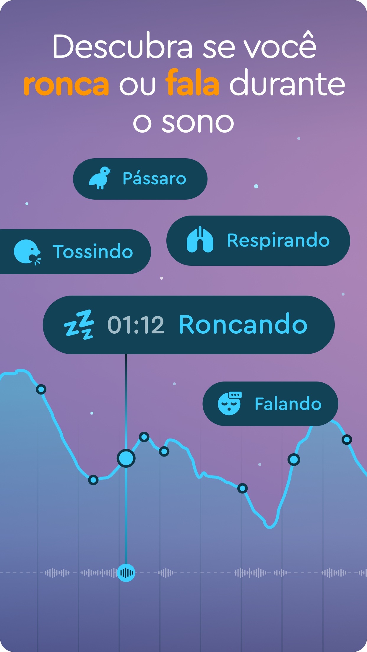 Screenshot do app Sleep Cycle - Monitor de sono