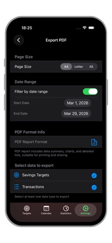 Saving Money Box-Savings Goals iPhone screenshot