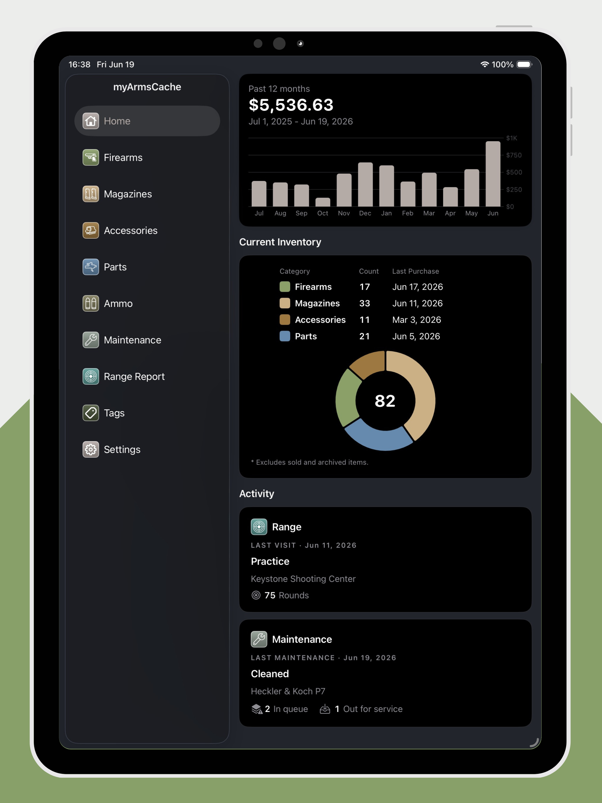 myArmsCache screenshot 11