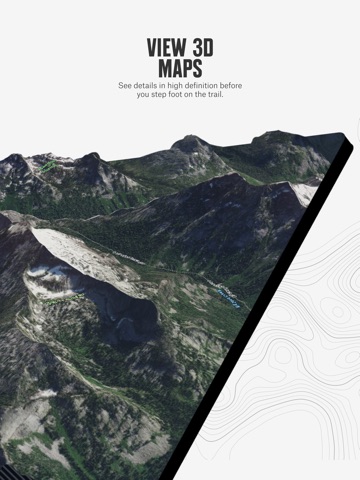 onX Backcountry: 3D Trail Maps iPad screenshot 2