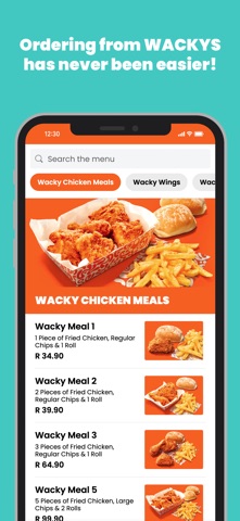 Wackys iPhone screenshot 1