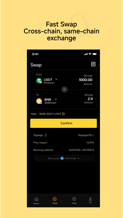 BSC Wallet: Web3 BNB chain Screenshot