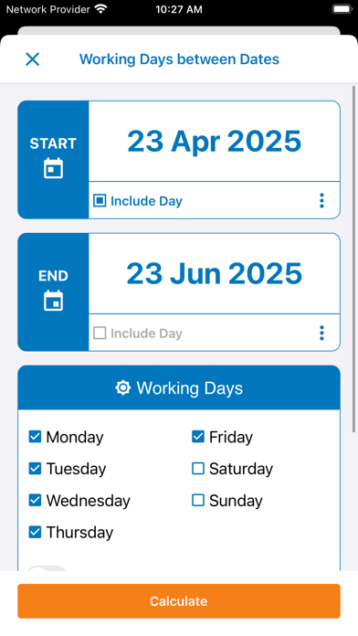 Date Calendar Calculator Screenshot