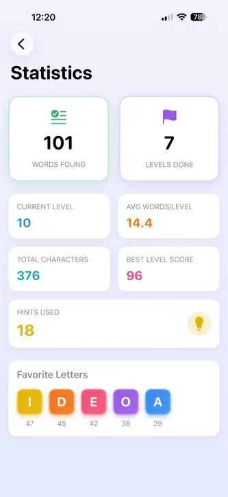 Scramblet - Word Puzzle Game screenshot 5