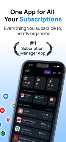 Subscription Manager: SubKit Screenshot 1 of 6