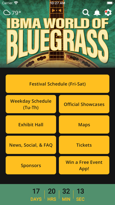 IBMA World of Bluegrass 2024 Screenshot