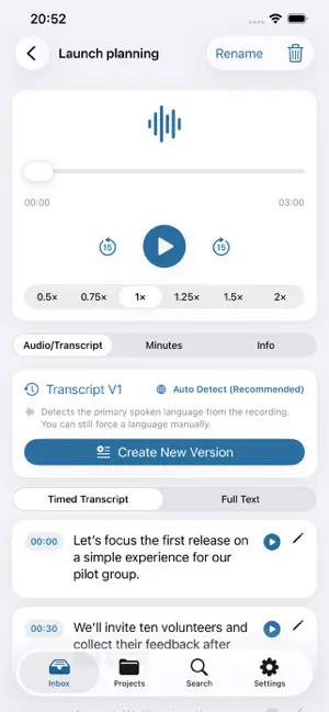 VoiceLedger: AI Meeting Notes screenshot 2