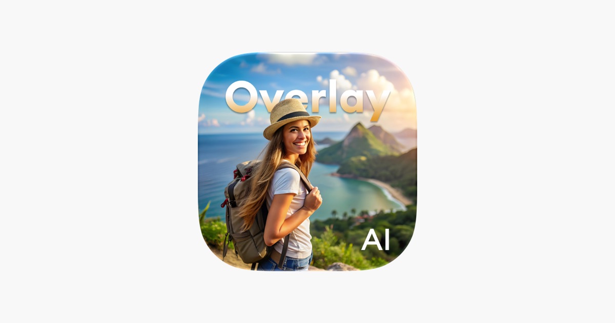 ‎Overlay AI: Text Behind Photo App - App Store