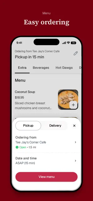 Tee Jay's Corner Cafe To Go screenshot 3