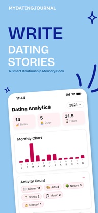 My Dating Journal: Smart Diary screenshot 1