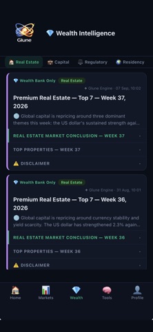 GLUNE: AI Market Intelligence Screenshot 7 of 10