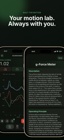 Physics Toolbox Accelerometer Screenshot 5 of 5