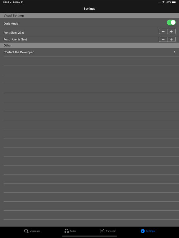 Rapture Process iPad screenshot 6 - Reference app