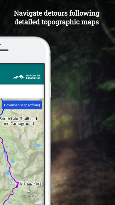 Pacific Crest Trail Closures Screenshot