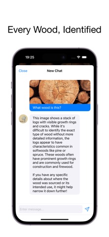 Wood Identifier - AI WoodScan iPhone screenshot
