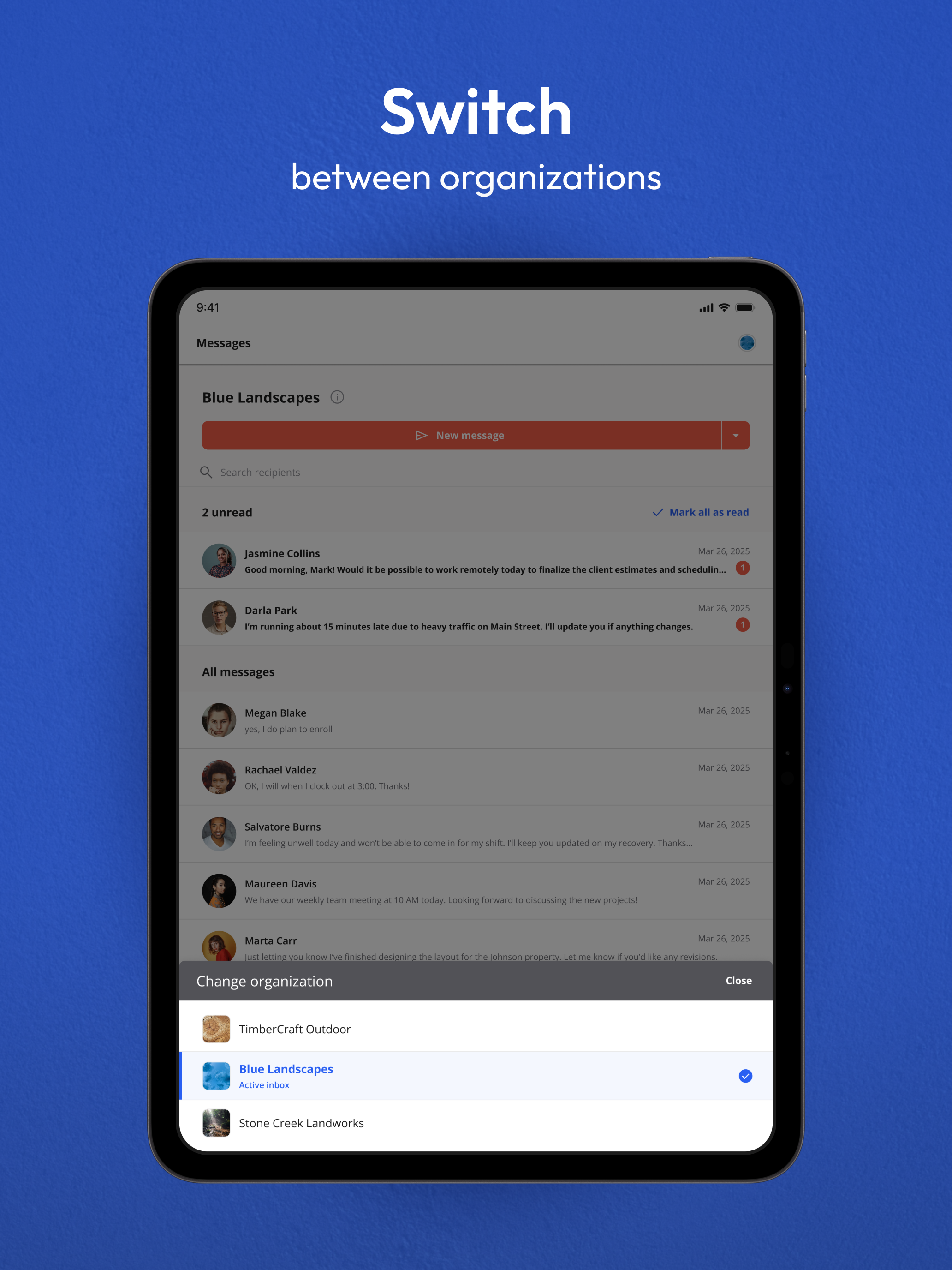 Team Engine Messaging