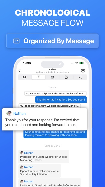 ChatInbox: Chat-Style Email screenshot-3