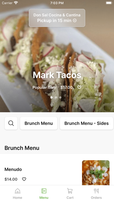 Don Sal Cocina & Cantina iPhone screenshot 2 - Food & Drink app