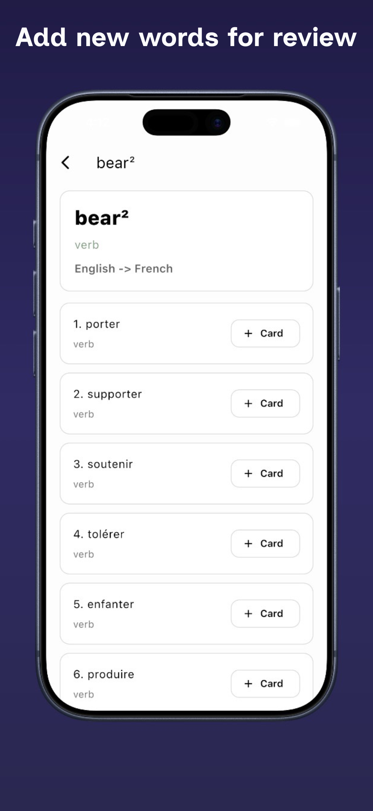 Clair – French Dictionary screenshot 3