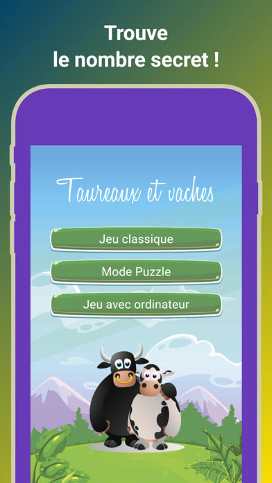 Screenshot #1 pour Taureaux et Vaches: Mastermind