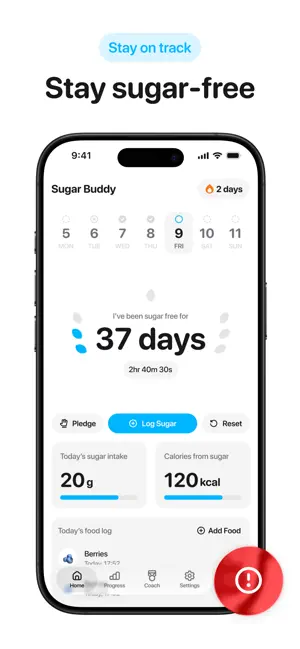 SugarBuddy: Quit Sugar Now screenshot 1